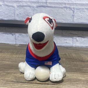 Target Plush Dog Toy with Blue and White Jersey